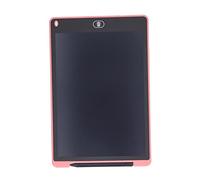 TOPINCN Tableta de Escritura LCD para Manuscrito Electrónico de 12 Pulgadas con Batería Duradera, Tableta de Dibujo de Graffiti, para Juegos de e Hijos (Material ABS) (Pink)