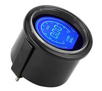 TOPINCN Tacómetro Digital LCD de 2 Pulgadas, Pantalla de RPM Precisa para Automóvil de 12 V, Opciones de Luz Roja y Azul para Vehículos de Carreras, Plástico Resistente y Material de Aluminio