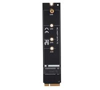 TOPINCN Tarjeta Adaptadora SSD M2 para OS X 2012 A1465 A1466 con Transmisión Rápida, Tarjeta Elevadora de Disco Duro de Estado Sólido de Fácil Instalación - Negro