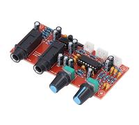 TOPINCN Tarjeta de Amplificador de Micrófono Digital, Reverberación y Volumen Ajustable, Rango de Voltaje Amplio, Ideal para Karaoke y Amplificación de Audio, DC12-24V