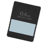 TOPINCN Tarjeta de Memoria FMCB 64M Ahorro de Datos de Juego para Consola, Diseño Profesional, Duradero, Plug and Play, para Extensión de Memoria, Negro (64M FMCB)