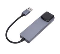 TOPINCN Tarjeta de Sonido Externa USB 5.1 Adaptador de Reducción de Ruido de 7.1 Canales para XP, Juegos, Aleación de Aluminio