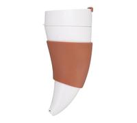TOPINCN Taza de café con Cuerno de Cabra, Taza de café con Cuerno de Cabra, de Viaje de Acero Inoxidable Al Vacío de 230ml con Tapa para Oficina en Casa Caliente