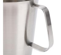 TOPINCN Taza Medidora de Material SUS304 con Marcas, Diseño de Boquilla con Punta, Resiste la Acumulación de Suciedad, para Baristas y Entusiastas del café (1000ml)