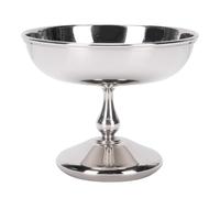 TOPINCN Tazas de Tazones de Postre de Acero Inoxidable, Taza para Helado, Elegante Tazón de Postre con Patas para Bocadillos de Helado, Ensalada de Frutas, con Diseño Sofisticado para (2401-4)