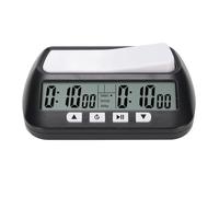 TOPINCN Temporizador de Reloj de Ajedrez Digital, Temporizador de Juego de Mesa Profesional con Función de Alarma, Volumen Ajustable, de Ajedrez Específico de Competición