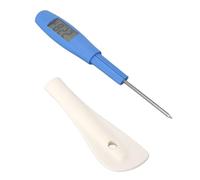 TOPINCN Termómetro de Silicona con Espátula, Termómetro Digital de Acero Inoxidable para Cocinar con Alta Precisión de 0,1 °C, para Medir la Temperatura del Agua y la Comida del bebé.