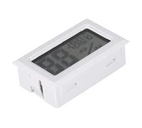 TOPINCN Termómetro Digital de Humedad Compacto para Oficina en Casa e Invernadero, Termómetro Interior Preciso, Higrómetro para Monitor de Salud (WHITE)