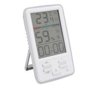 TOPINCN Termómetro Digital para Interiores, Higrómetro, Monitor de Temperatura y Humedad con Pantalla LCD Retroiluminada, Registros Máximos Mínimos para Invernadero de Oficina en Casa
