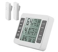 TOPINCN Termómetro Para Refrigerador, Congelador, Termómetro Inalámbrico, Alarma Digital Audible Con Sensor De Pantalla Mín/Máx
