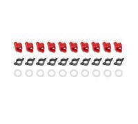 TOPINCN Tetinas de Agua Horizontales para Pollos, Kit de Bebedero Automático para Aves de Corral con Boquilla para Beber para Tubería o Cubo