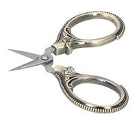 TOPINCN Tijeras de Bordado, Tijeras de Costura de Acero Inoxidable, Herramienta de Corte de Hilo Portátil de 60 X 42 Mm con Agarre Ergonómico, Estilo Retro para Bordado, Costura, Artesanía a Medida
