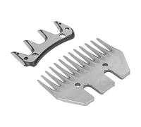 TOPINCN Tijeras Eléctricas para Ovejas de 13 Dientes, Hoja Resistente Al Desgaste, Tratamiento Térmico, Hoja Recta para Principiantes, 2 Piezas de Tijeras para Ovejas, Accesorios para el Cuidado de