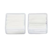 TOPINCN Tiras de Pestañas Autoadhesivas Impermeables y Reutilizables para Pestañas Postizas, 80 Unidades, Tiras Adhesivas para Aplicar, Negro y Transparente, 3,3 Cm, para Todas las Edades