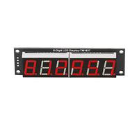 TOPINCN TM1637 Módulo de Pantalla de Tubo Digital de 6 Dígitos y 7 Segmentos con Visualización Clara, Color Rojo para Diversas Aplicaciones