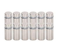 TOPINCN Tornillos Separadores Resistentes a la Oxidación, Accesorios de Montaje de Imágenes Fuertes para Acrílico de 1/2x1 Pulgada, Kit de Montaje de Letreros de Oficina, 12 Piezas