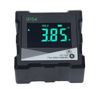 TOPINCN Transportador Digital LCD Medidor de ángulo Magnético Impermeable para Construcción Carpintería Automotriz 4x90°