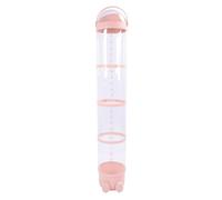 TOPINCN Tubo de Almacenamiento de Animales de Peluche, Organizador de Animales de 162 Cm con Luces Ajustables, Cubo Transparente para Sala de Juegos, Dormitorio, Sala de Estar (PINK)