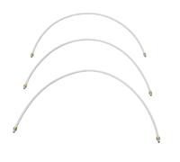 TOPINCN Tubo de Leche para, Paquete de 3 Mangueras de PTFE de Calidad Alimentaria para Máquinas de café Expreso, con Resistencia a Altas Temperaturas (500 mm/19,7 pulgadas)