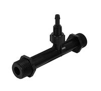 TOPINCN Tubo Riego Fertilizante Mezclador Inyector Herramienta Agrícola Plá Negro para Jardín Al Aire Libre Césped Agrícola 1/2" 3/4" 1" Ulgadas(3/4 Inch)