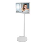 TOPINCN TV Portátil Inteligente, TV con Pantalla Táctil TFT de 21,5 Pulgadas, Monitor de Pantallas Publicitarias, TV con Pantalla Táctil Multimedia con 4 GB de RAM y 128 GB de (Enchufe