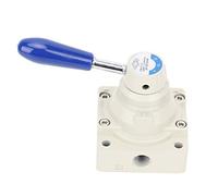 TOPINCN Válvula de Aire 4HV230-08 Válvula de Palanca Manual de Aleación de Aluminio Resistente Al óxido y a la Corrosión para una Fácil Instalación Adecuada para Diversos Entornos de Trabajo