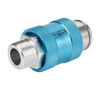 TOPINCN Válvula Deslizante Manual de Rosca G1/2 Duradera HSV-15 para Controlar la Fuente de Aire, Deslizamiento Inverso Suave, Ideal para Taller