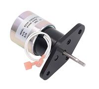 TOPINCN Válvula Solenoide de Cierre de Alta Precisión para Excavadora Woodward 0306 5358 8250 1502 12VDC Duradera de Aleación de Aluminio 1 Unidad