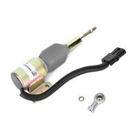 TOPINCN Válvula Solenoide de Cierre de Motor Duradera de 24 V para Excavadora 4BT 6BT5, Válvula Solenoide de Parada de Acero Inoxidable para R220-5 R210-3, DC 24 V OEM 3932530