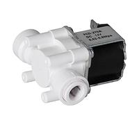 TOPINCN Válvula Solenoide Eléctrica de Plástico, Interruptor de Flujo de Agua Ligero y Compacto para Automatización del Hogar, Conector Rápido de 3/8 Pulgadas (DC12V)