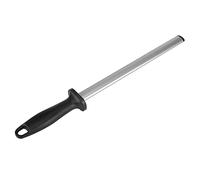 TOPINCN Varilla de Acero de Afilado de Cuchillo de 10 Pulgadas, Cuchillas de Perfeccionamiento, Herramienta de Piedra de Afilador Profesional con Manija de Agarre y Bucle Colgante para