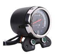 TOPINCN Velocímetro Dual para Motocicleta con Pantalla Retroiluminada - Medidor Digital de Engranajes Duradero para Visualización de Kilometraje y Marcha - Adecuado para la Mayoría de Motocicletas