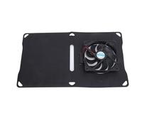 TOPINCN Ventilador de 10 W con Energía Solar, Ventilador de Escape de Ventilación de 12 Cm, Silicio Monocristalino Solar para Invernadero, Gallinero, RV, Ventilación de Casa de Mascotas