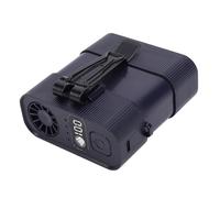 TOPINCN Ventilador de Cintura Portátil, Ventilador de Cinturón Portátil, Velocidad Ajustable, Recargable, Manos Libres, Diseño de Refrigeración Personal para Acampar Al Aire Libre,