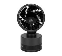 TOPINCN Ventilador de Escritorio Portátil Mini Ventilador de Escritorio Pequeño de Mesa 6 Velocidades Mini Circulador de Aire Personal Silencioso para el Hogar Oficina (BLACK)