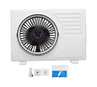 TOPINCN Ventilador de Escritorio, Ventilador Portátil Ajustable de 5 Velocidades con Luz Nocturna Recargable por USB, Mini Herramienta de Refrigeración de Escritorio Silenciosa para