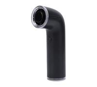TOPINCN Ventilador de Mano Curvo de Alta Velocidad, Pequeño Ventilador Turbo Portátil Recargable por USB con Potente Flujo de Aire Fuerte, Mini Herramienta de Refrigeración Personal para (BLACK)