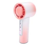 TOPINCN Ventilador de Mano de Alta Velocidad, Mini Ventilador de Escritorio Portátil Recargable por USB con Batería de 3000 MAh, Diseño Silencioso de Velocidad Ajustable para Viajes de (PINK)