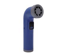 TOPINCN Ventilador de Mano sin Aspas de Tubo Curvo, USB Portátil de 100 Velocidades, Diseño Silencioso de Alto Flujo de Aire Ajustable, Ventilador de Cañón de Turbina de Alta Velocidad (BLUE)