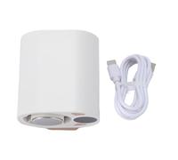 TOPINCN Ventilador Portátil con Abrazadera, Clips para Paraguas, Ventilador de Refrigeración Portátil Recargable, Multifuncional de Alta Velocidad para Cinturón de Paraguas,