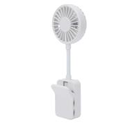 TOPINCN Ventilador Portátil con Clips, Ventilador de Escritorio con Abrazadera, Recargable por USB, Personal Portátil con ángulo Ajustable de 3 Velocidades para Viajes en Casa