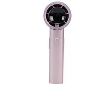 TOPINCN Ventilador Portátil de Mano de 12800 RPM con Refrigeración por Hielo, Pantalla Digital de 6 Velocidades, Ventilador Personal Recargable por USB Plegable para Viajes Al Aire (PURPLE)