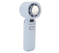 TOPINCN Ventilador Portátil de Mano Mini Ventilador Recargable Plegable de 5 Velocidades con Pantalla Digital y Función de Enfriamiento de Hielo para Viajes a Casa Playa Al Aire Libre (BLUE)