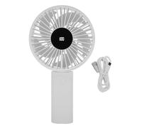 TOPINCN Ventilador Portátil de Mano USB Recargable 6 Velocidades 180° Plegable Personal Mini Ventilador de Bolsillo Pequeño con 6 Velocidades para Viajes Vacaciones Al Aire Libre (WHITE)