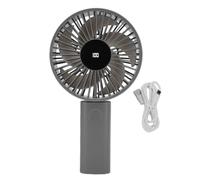 TOPINCN Ventilador Portátil de Mano USB Recargable 6 Velocidades 180° Plegable Personal Mini Ventilador de Bolsillo Pequeño con 6 Velocidades para Viajes Vacaciones Al Aire Libre (GREY)