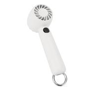 TOPINCN Ventilador Portátil de Mano, Ventilador Pequeño Ajustable de 5 Velocidades con Pantalla Digital y Diseño de Gancho, Poco Ruido para Viajes, Camping, Oficina Al Aire Libre (WHITE)