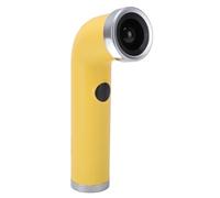 TOPINCN Ventilador Portátil sin Aspas, Ventilador Personal Portátil de 100 Velocidades con Cuello Flexible y Pantalla Digital, Funciona con Batería de 3000 MAh, Amarillo para Viajes en