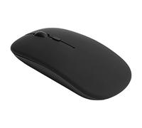 TOPINCN Wireless Black Silent Manual Mouse para Tabletas OS X/Mi/ -Laptop, Monero de Oficina Silencioso para Biblioteca/Sala de Reuniones, 800/1200/1600 dpi Ajustable