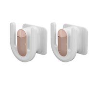 TOPINCN Zapatero Montado en la Pared, Gancho para Zapatos Resistente para Inodoros de Baño, Almacenamiento Portátil de 2 Uds para Balcones, Material Plástico