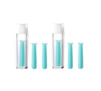 TOPJINZHIONE 4 piezas de silicona para lentes de contacto, soporte de succión para lentes de contacto, soporte de succión para lentes de contacto diario, herramienta de extracción de émbolo con